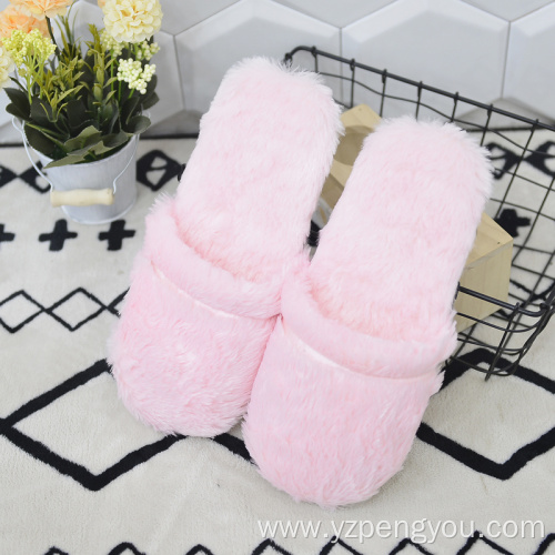 Beauty product hotel spa with embroidered logo slippers